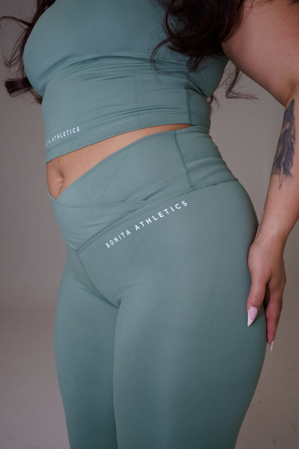 Mint Flared Leggings