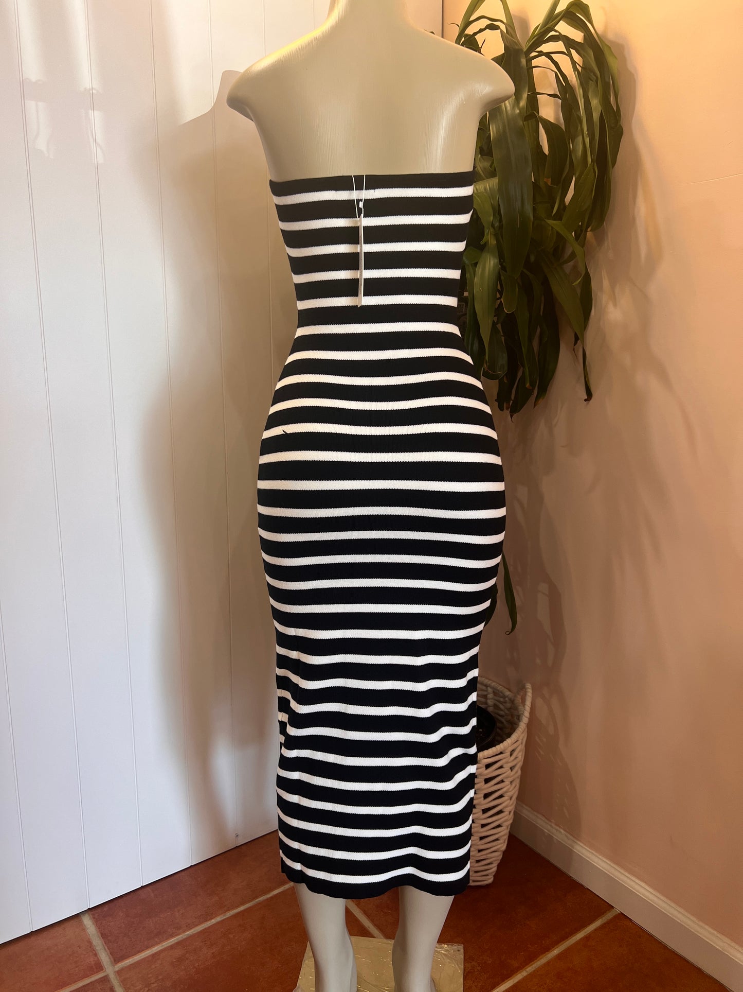 Serena Stripe Midi Dress