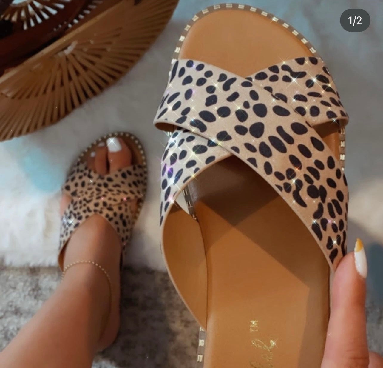 Cheetah Sandals