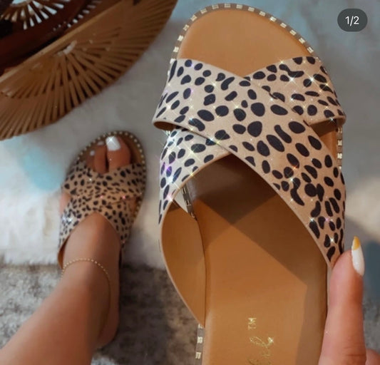 Cheetah Sandals