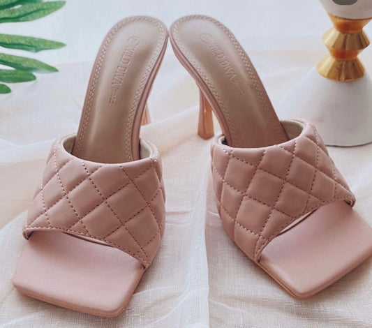 Blush Pink Slip on Pumps