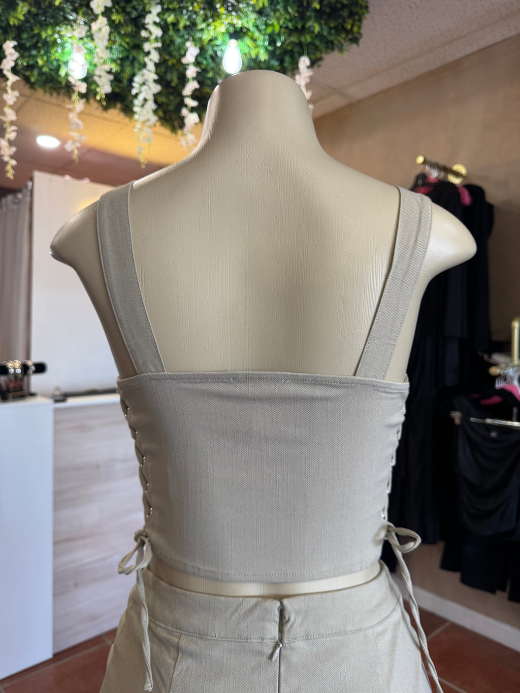 Sage Corset Top