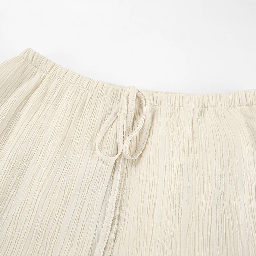 Halter Top and Wide Leg Pants Set