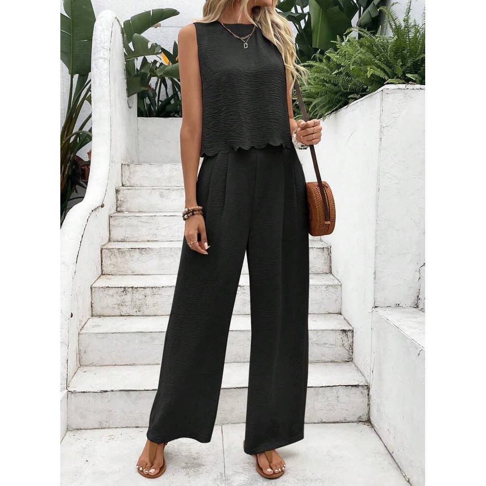 Greece me Wide pant Set