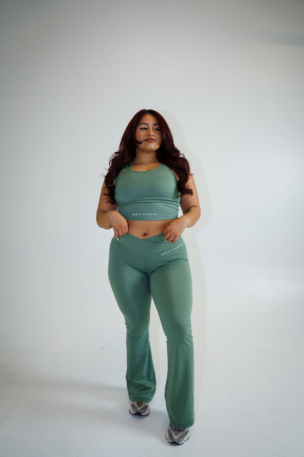 Mint Flared Leggings