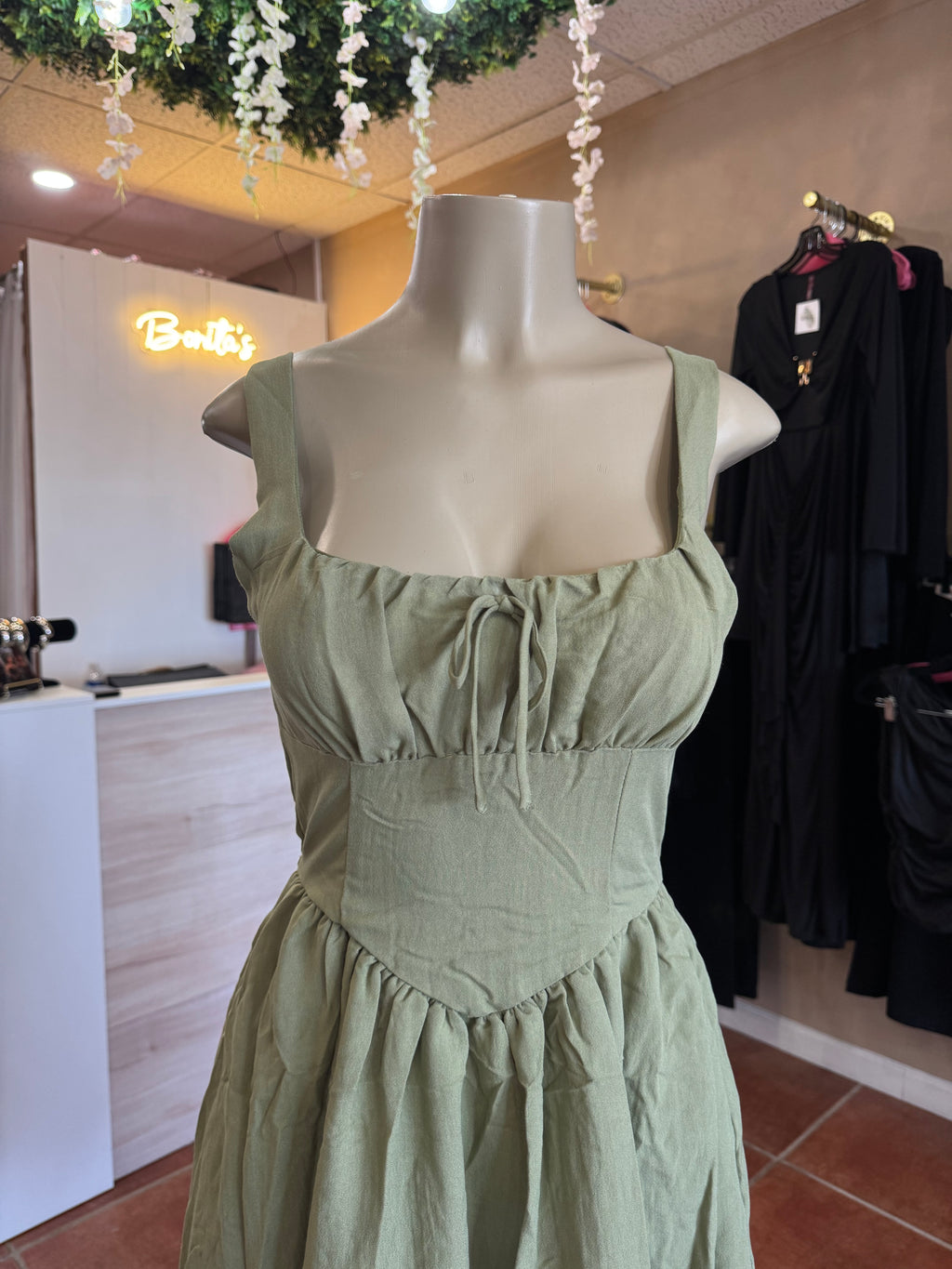 Eleanor Corset Midi Dress