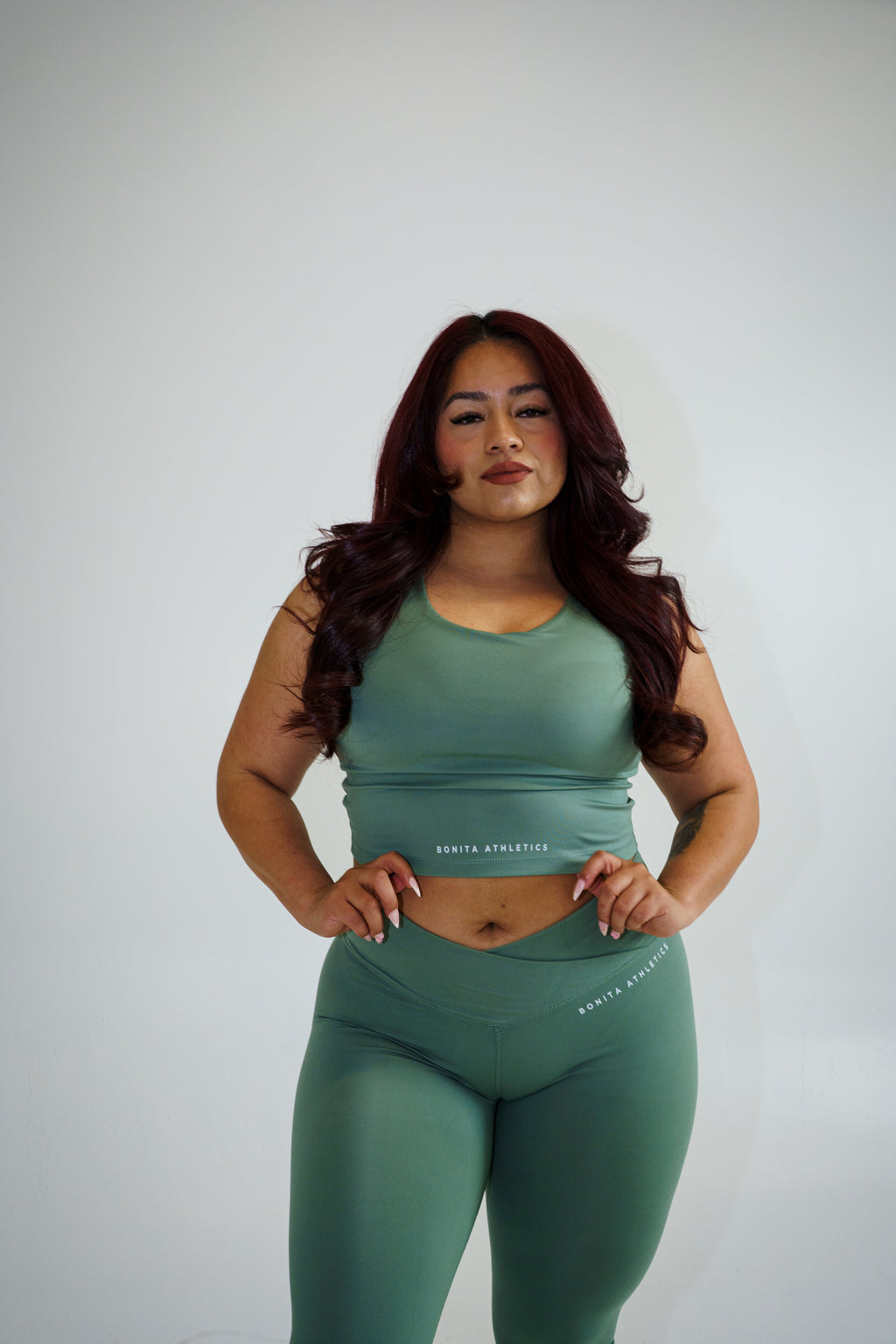 Mint Flared Leggings