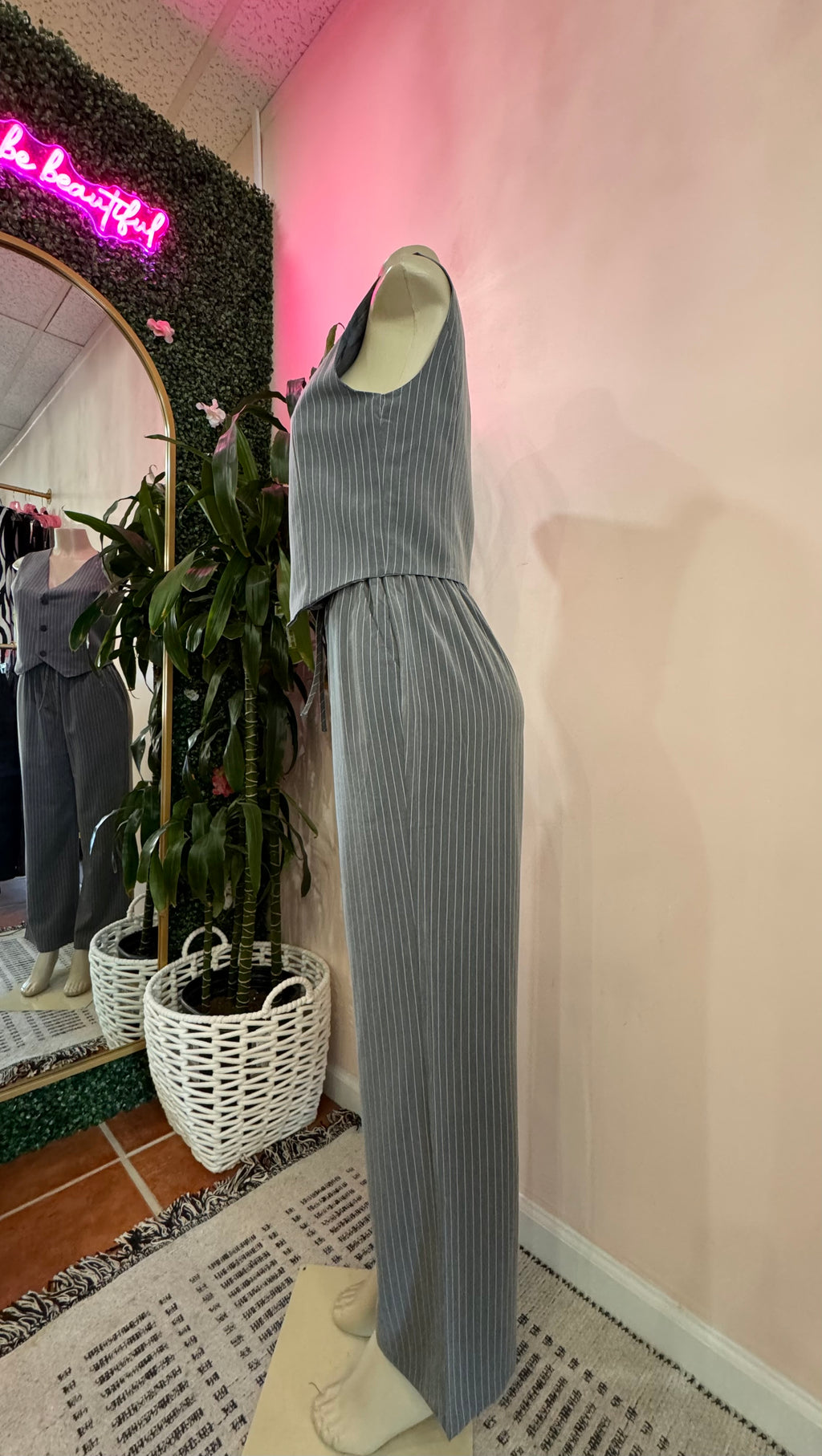 Luna Stripe Vest Top