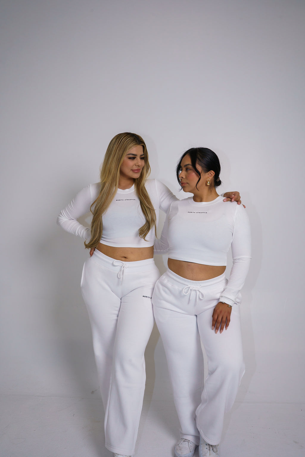 Feather White Sweatpants