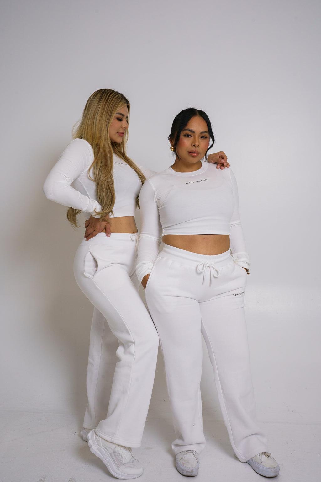 Feather White Sweatpants