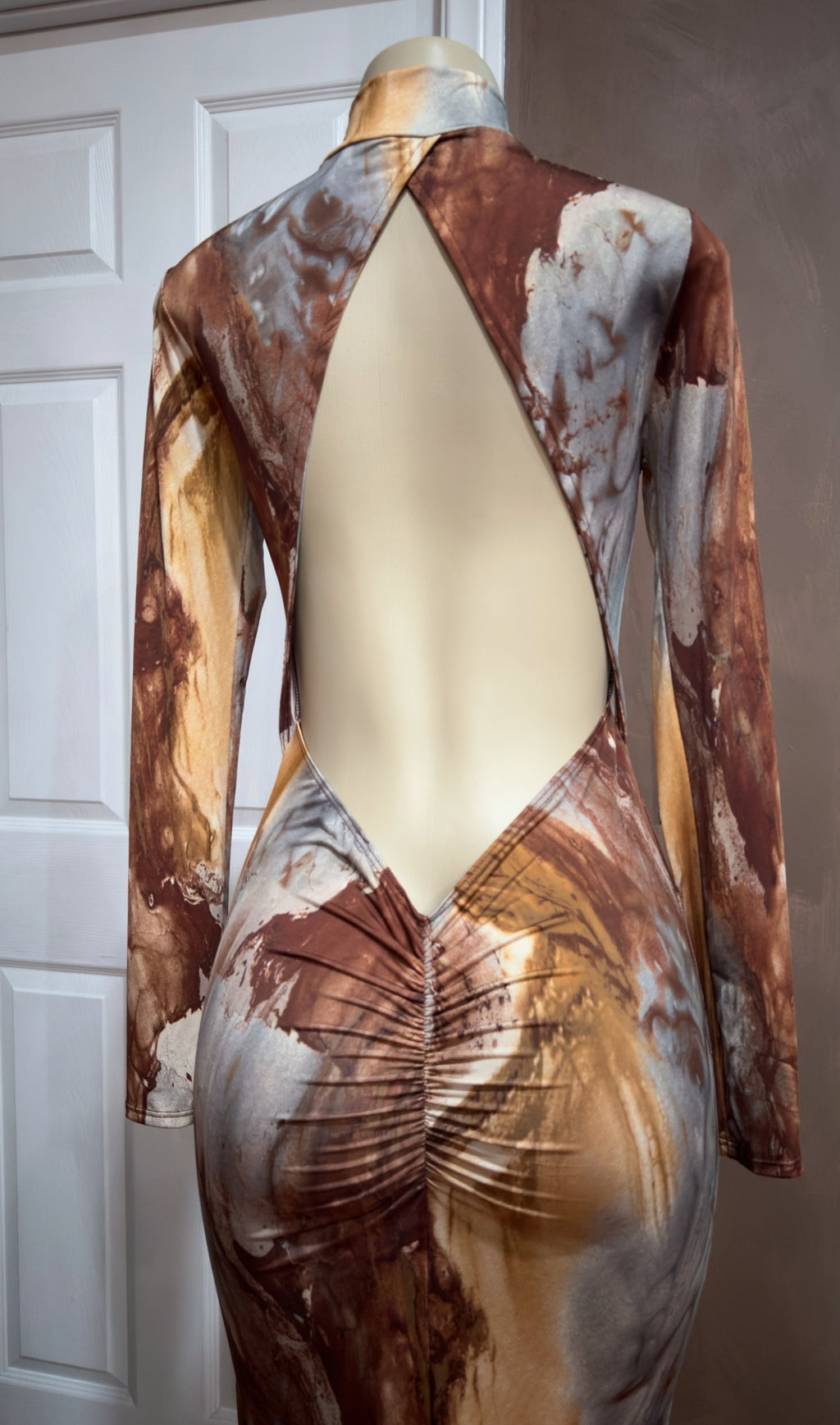 Jailene Open Back Maxi Dress