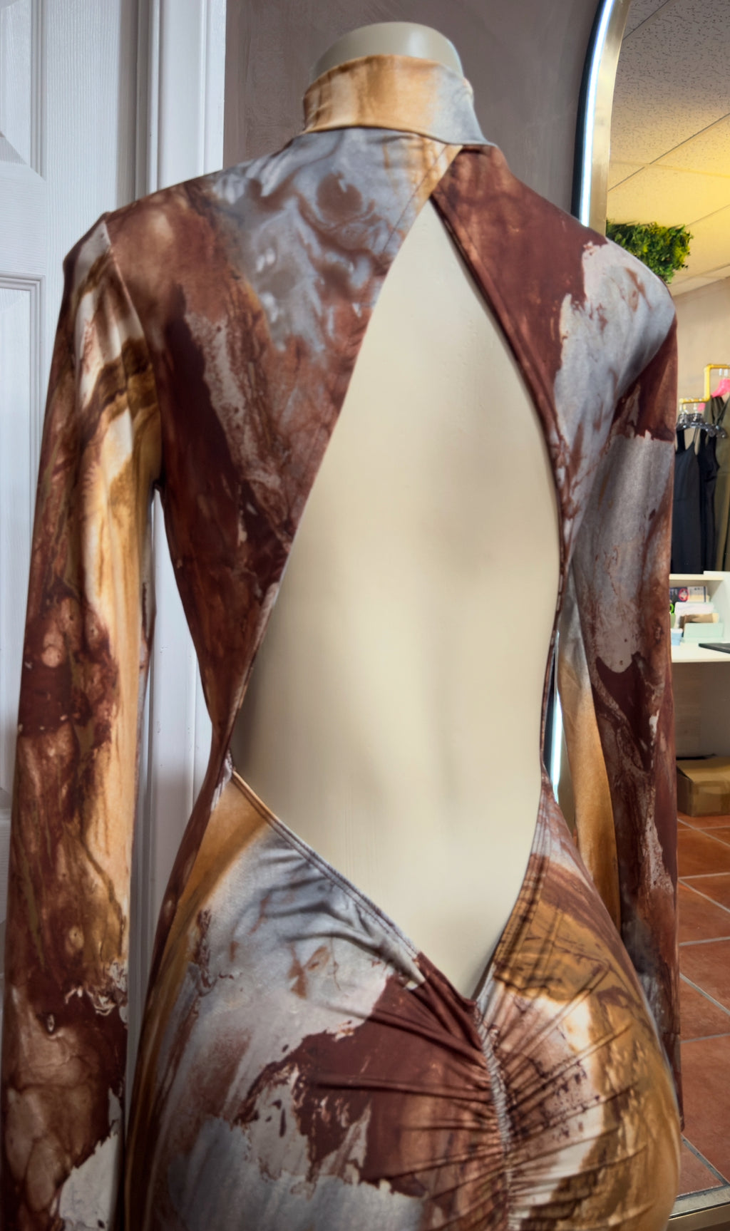 Jailene Open Back Maxi Dress