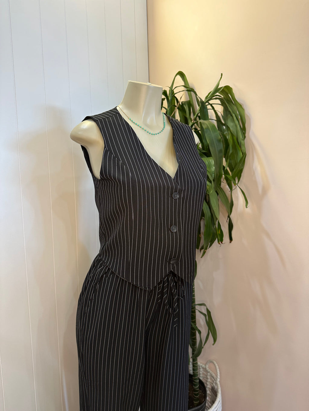 Luna Stripe Vest Top