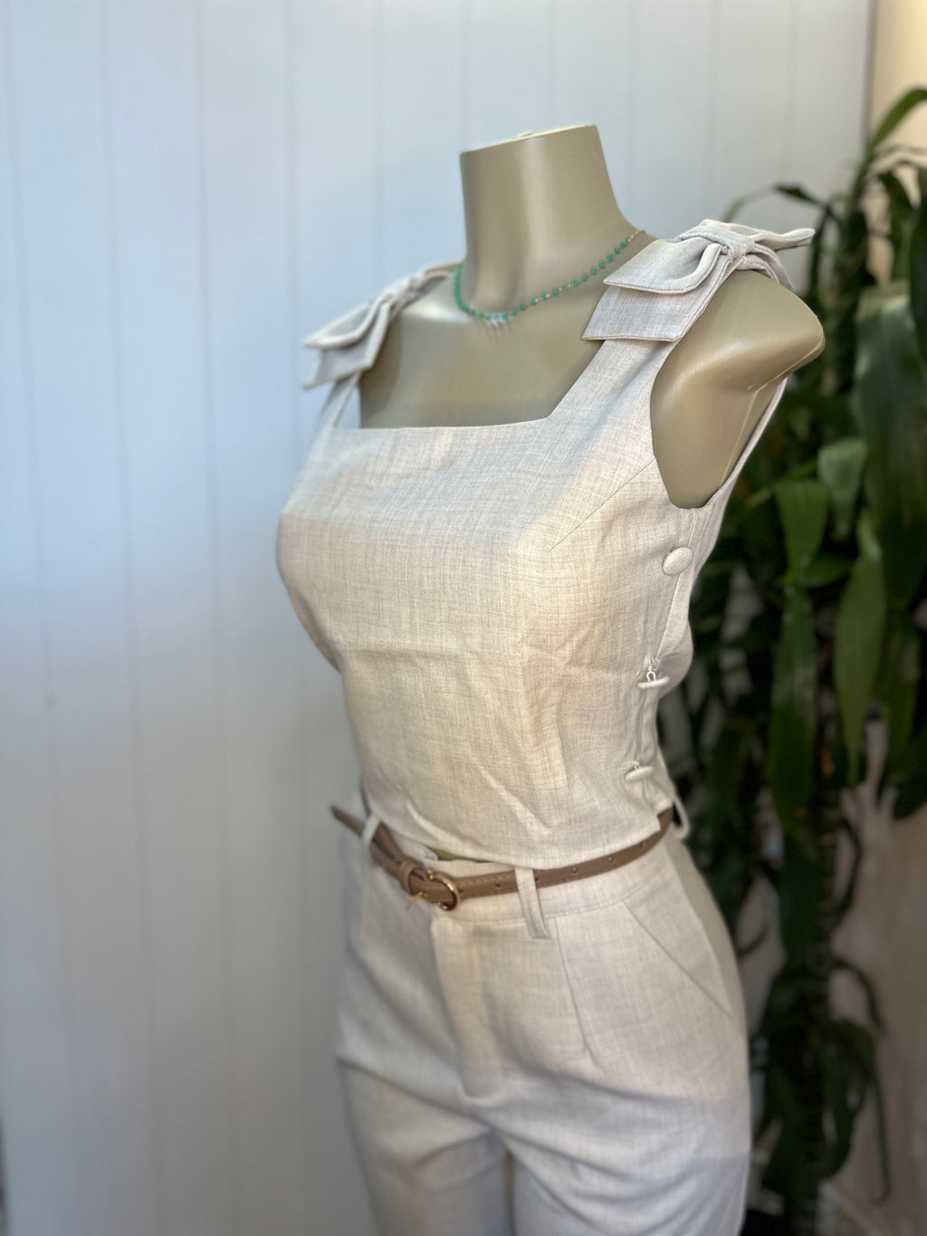 Summer Linen Top