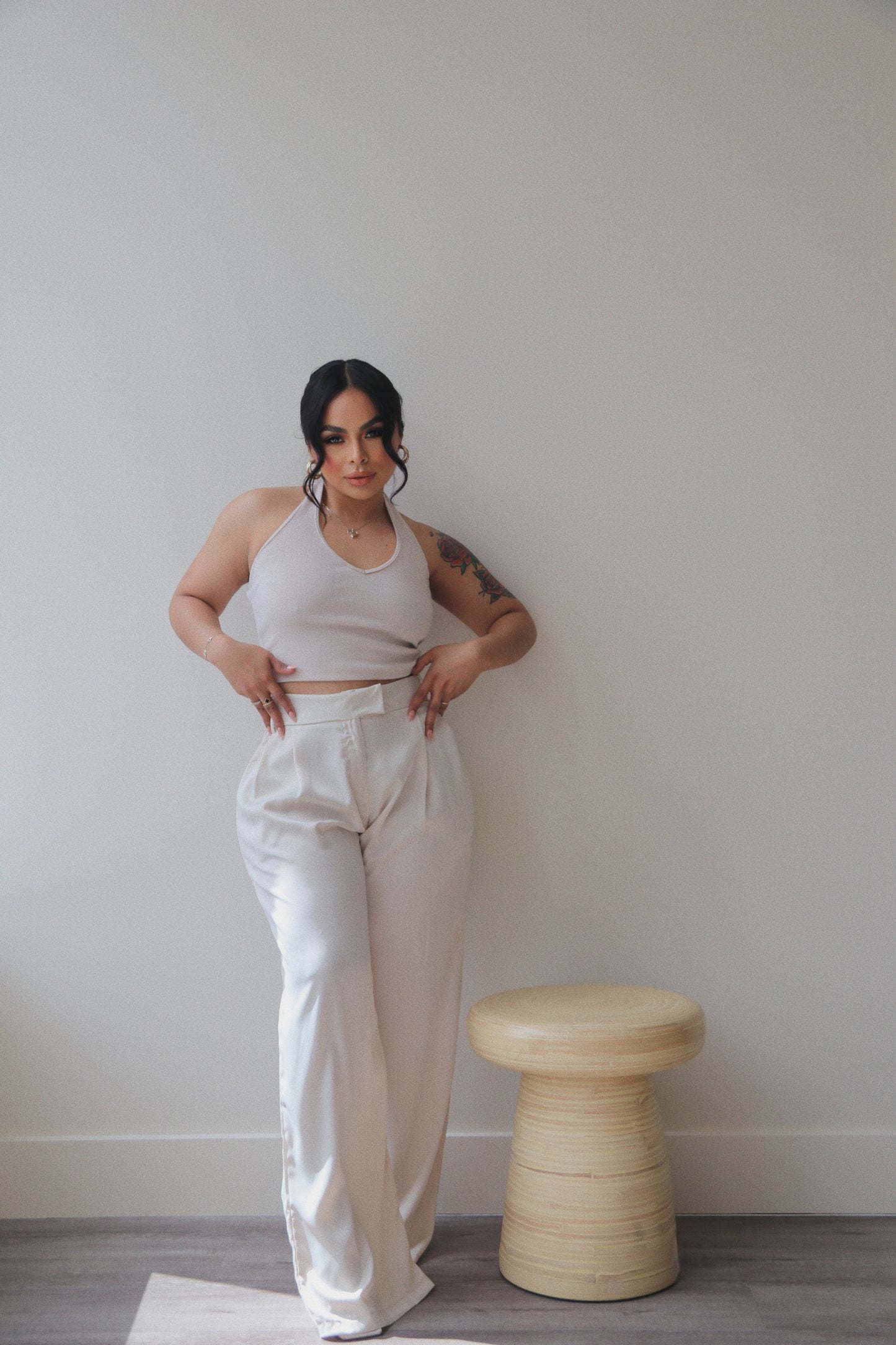 Satin Wide Leg Pants