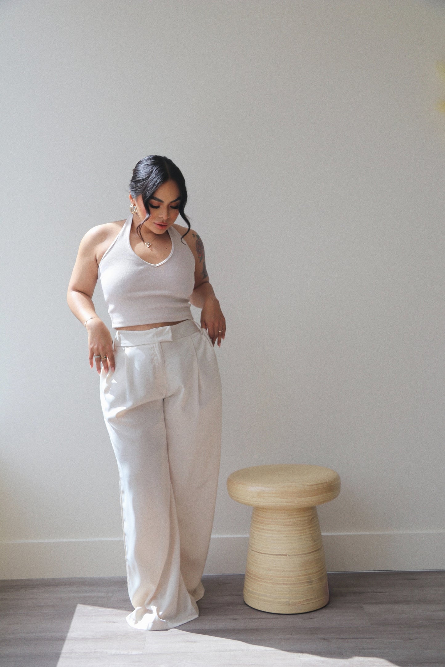 Satin Wide Leg Pants