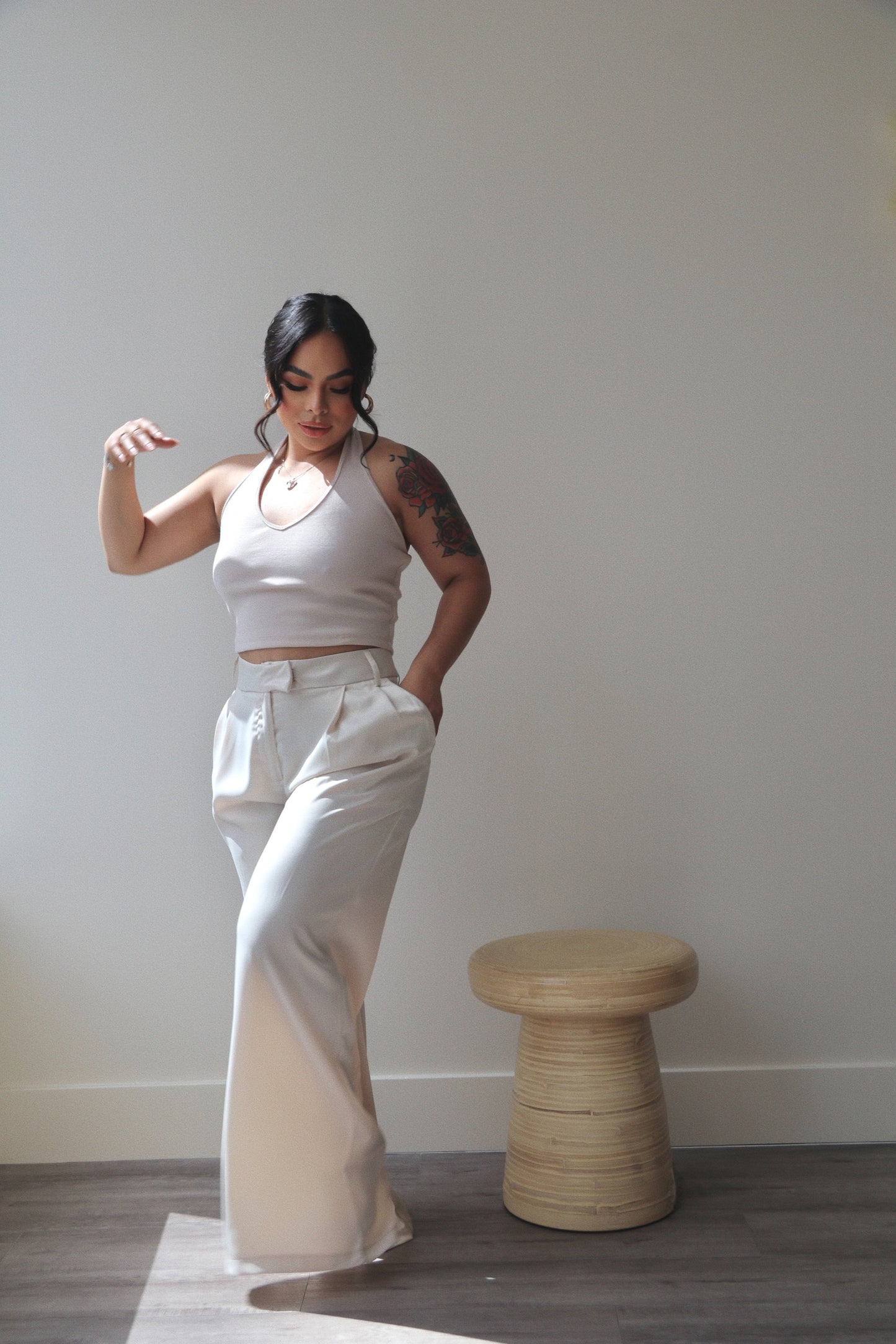 Satin Wide Leg Pants